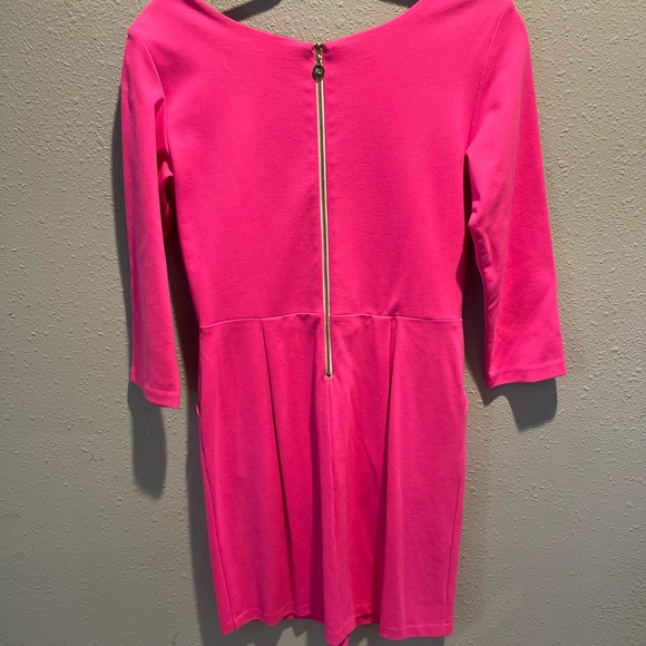 Amanda Uprichard Neon Pink Dress. Size M - Picture 3 of 4